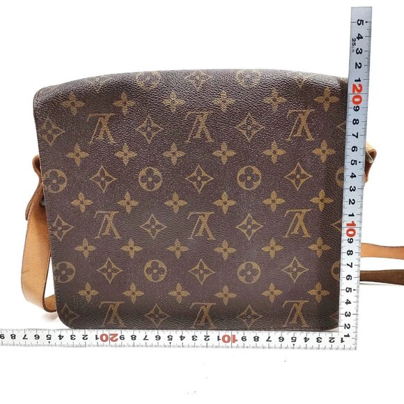 Authentic Louis Vuitton Cartouchiere GM Monogram Shoulder Bag 255-121525 - Picture 2 of 9